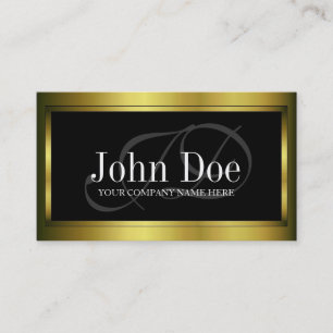 JouwJobTitle Gold Metallic Visitekaartje