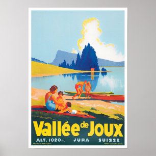 Joux-meer Zwitserland — Poster van vorig jaar