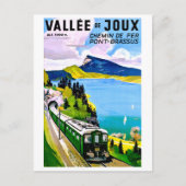 Joux valey, de brug komt uit de tunnel briefkaart (Voorkant)