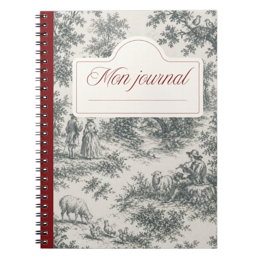Jouy-stof notitieboek (Voorkant)