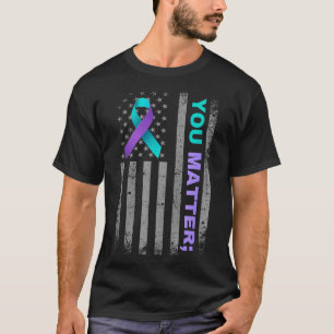 Jouzelf Preventie van Zelfmoord Bewustzijn Amerika T-shirt