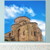 Jovariklooster Georgië Canvas Afdruk (Insitu (Houten vloer))