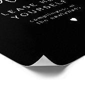 JOVI Black Edgy-dames Bathroom Toiletry Poster (Hoek)