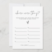 JOVI Black waar ze Vrijgezellenfeest game waren Kaart (Voorkant)