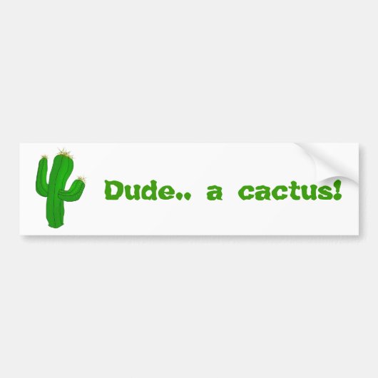 Jovi Cactus Bumpersticker (Voorkant)