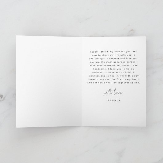 JOVI Edgy Black Modern Hendemische kaart (Binnen)