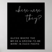 JOVI Edgy Black Modern, waar hebben ze getekend Poster (Voorkant)