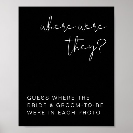 JOVI Edgy Black Modern, waar hebben ze getekend Poster (Voorkant)