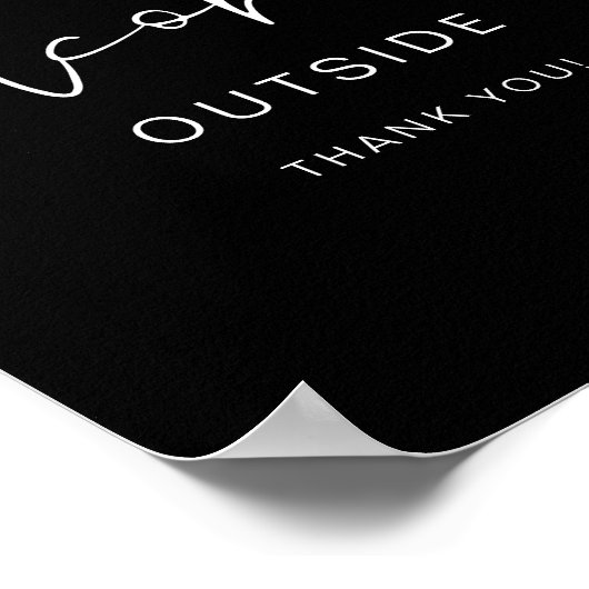 JOVI Edgy Modern Black No Alcohol Buiten Poster (Hoek)