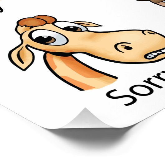 Jovi Giraffe Feeling Chart Perfect Poster (Hoek)