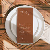 JOVI Moderne zwarte bruiloft Menu