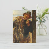 Jovial Fisherman (door Frederick Morgan) Kaart (Staand voorkant)
