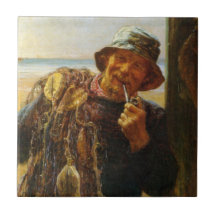 Jovial Fisherman (door Frederick Morgan)