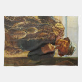 Jovial Fisherman (door Frederick Morgan) Theedoek (Horizontaal)