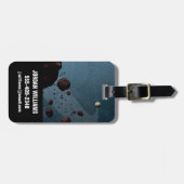 Jovian Trojans Asteroïden. Bagagelabel (Voorkant horizontaal)