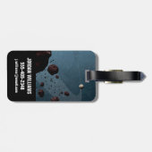 Jovian Trojans Asteroïden. Bagagelabel (Achterkant horizontaal)