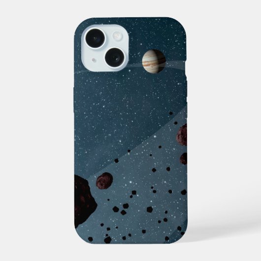 Jovian Trojans Asteroïden. iPhone 15 Case (Achterkant)