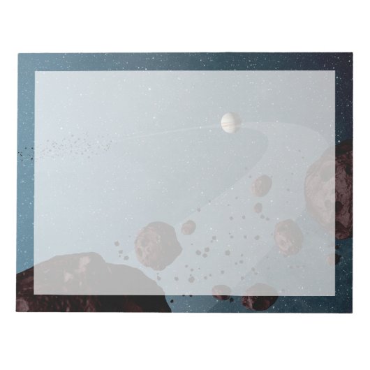 Jovian Trojans Asteroïden. Notitieblok (Voorkant)