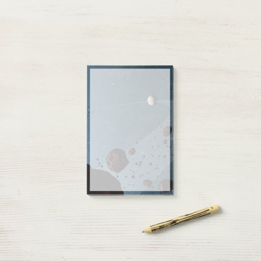 Jovian Trojans Asteroïden. Post-it® Notes (Op bureau)
