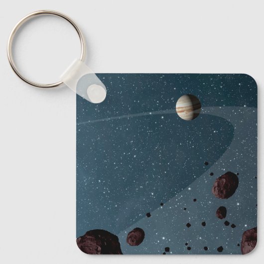 Jovian Trojans Asteroïden. Sleutelhanger (Voorkant)