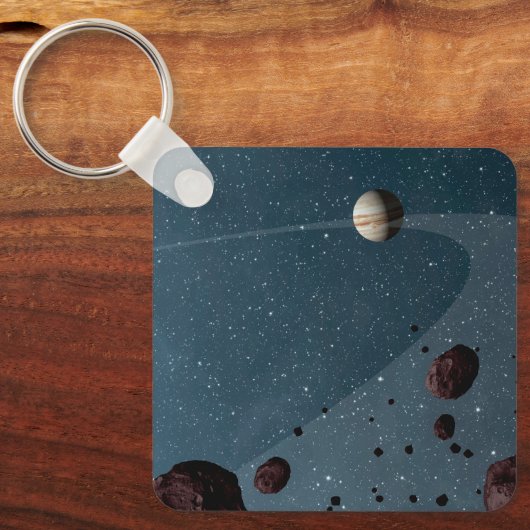 Jovian Trojans Asteroïden. Sleutelhanger (Voorkant)