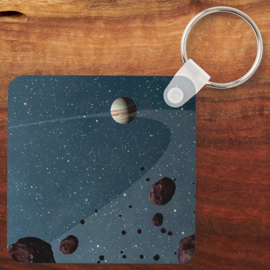 Jovian Trojans Asteroïden. Sleutelhanger (Achterkant)