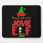 Jovie Elf Matching Family Lighting Christmas Muismat (Voorkant)