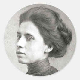 Jovita Idar Latina Vrouwenrechten Suffrage Ronde Sticker