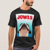 Jowls Boston Terrier poster Classic T-Shirt (Voorkant)