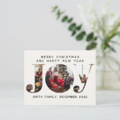 JOY 3 Aangepast Lijst kerstmis Briefkaart voor de  (Staand voorkant)