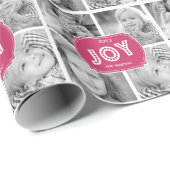 JOY 4 FOTOS HOLIDAY GREETING | TAUPE CADEAUPAPIER (Rol Hoek)