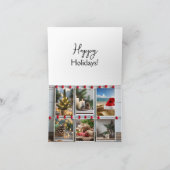 Joy 6 Afbeelding Kerst Wenskaart Kaart (Binnen)