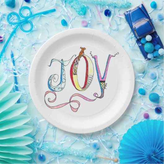 Joy 9" Papier Bord (Feest)
