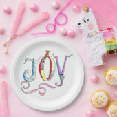 Joy 9" Papier Bord (Feest)