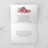 Joy aan de wereld De Heer komt, Kerstmis Feestdagen Kaart (Binnen)