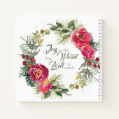 Joy aan de wereld De Heer komt, Kerstmis Notitieboek (Achterkant)