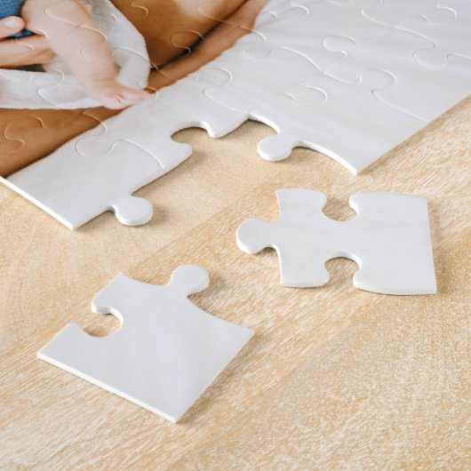 Joy aan de wereld is de Heer gekomen. Kerstmis Legpuzzel (Zijkant)