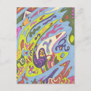 Joy, abstract briefkaart