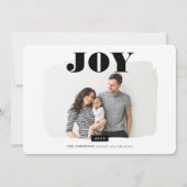 Joy | Abstract Lijst Fotobekleding Feestdagenkaart (Voorkant)
