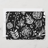 Joy | Abstract Lijst Fotobekleding Feestdagenkaart (Achterkant)