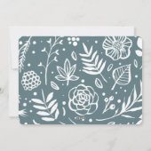 Joy | Abstract Lijst Fotobekleding Feestdagenkaart (Achterkant)