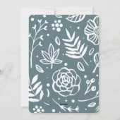 Joy | Abstract Lijst Fotobekleding Feestdagenkaart (Achterkant)