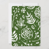 Joy | Abstract Lijst Fotobekleding Feestdagenkaart (Achterkant)