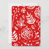 Joy | Abstract Lijst Fotobekleding Feestdagenkaart (Achterkant)