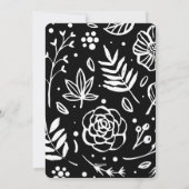 Joy | Abstract Lijst Fotobekleding Feestdagenkaart (Achterkant)