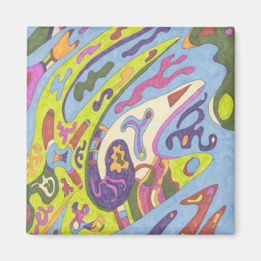 Joy, abstract magneet (Voorkant)