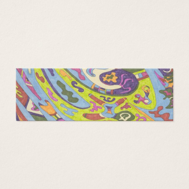 Joy, abstract mini visitekaartjes (Voorkant)