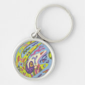 Joy, abstract sleutelhanger (Voorkant)