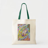 Joy, abstract tote bag (Voorkant)