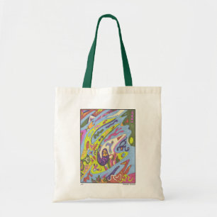 Joy, abstract tote bag